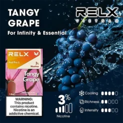 Relx 6代煙彈 葡萄風味｜1.9ml*3Pod｜3%濃度