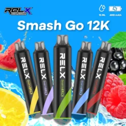 RELX Smash Go 悅刻12000口拋棄式電子煙|免充免設定・隨拿隨抽